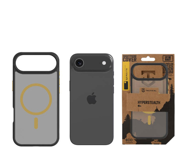 Tactical MagForce Hyperstealth 2.0 Kryt pro Apple iPhone Air Black/Ye - 1514223 - zdjęcie 3